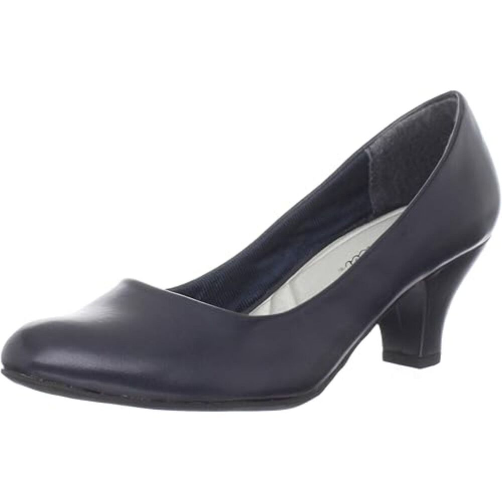 Easy Street Women's Ballari Pumps Navy,Size 6W, SL3-165S004